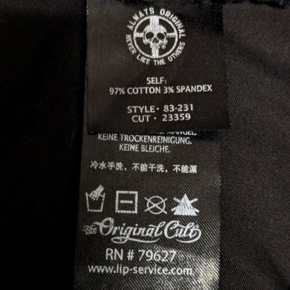 Lip Service black ruffle lace mini skirt plus size 2 tiered punk gothic - Picture 9 of 11